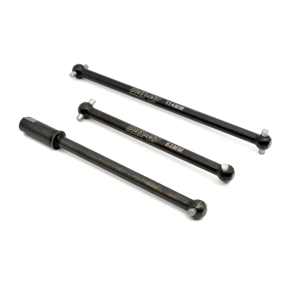 ZD Racing-eje de transmisión central de Metal para coche teledirigido, eje de transmisión, hueso de perro 8610 para 1/7 DBX-07 DBX07, piezas de mejora, accesorios