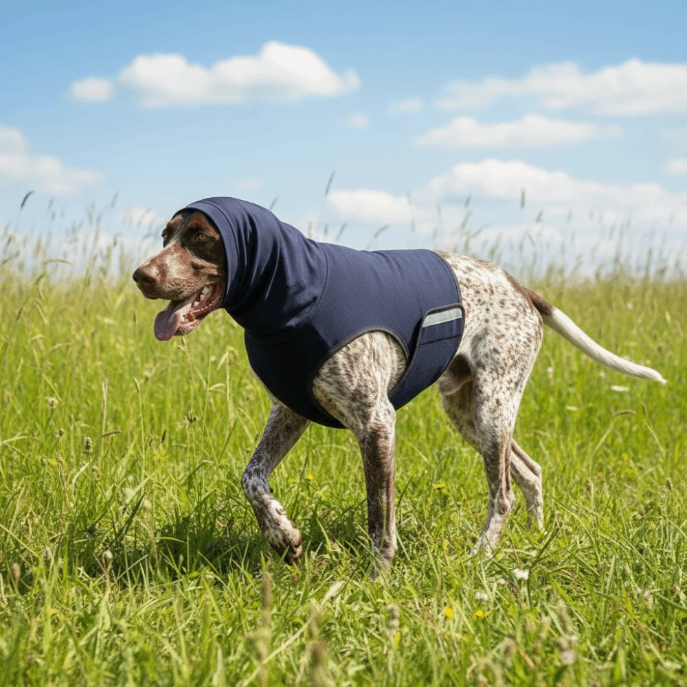 Dog Anxiety Vest - Geluidsdicht hondenangstvest met elastische reflecterende strip,