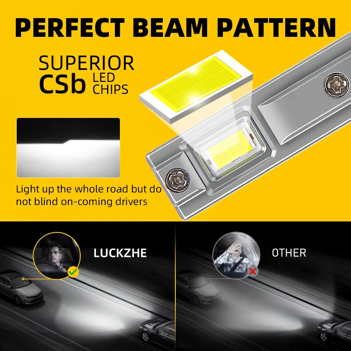 Ampoule LED Canbus pour voiture, lumière de sauna, haute puissance, diode antibrouillard automatique, lampe de course de conduite de moto, 100W, Fiat Bravo 2 2008 ~ 2014, 2x H1