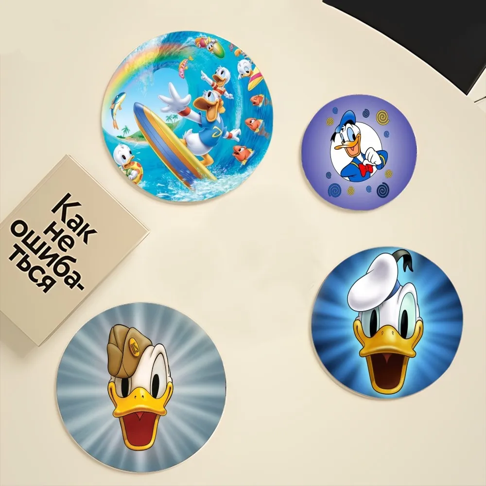 

Disney Cartoon Donald Duck Mousepad Anti-Slip Round Kawaii Cartoon Anime Gaming Mouse Pad Keyboard Mouse Mats Deskpad Girls