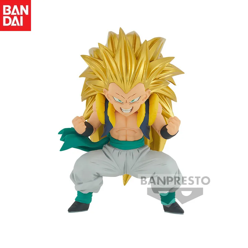 

In Stock Bandai Original Banpresto Anime DRAGON BALL BOS 3 Gotenks Scenery Action Figure Model Decorate Gifts