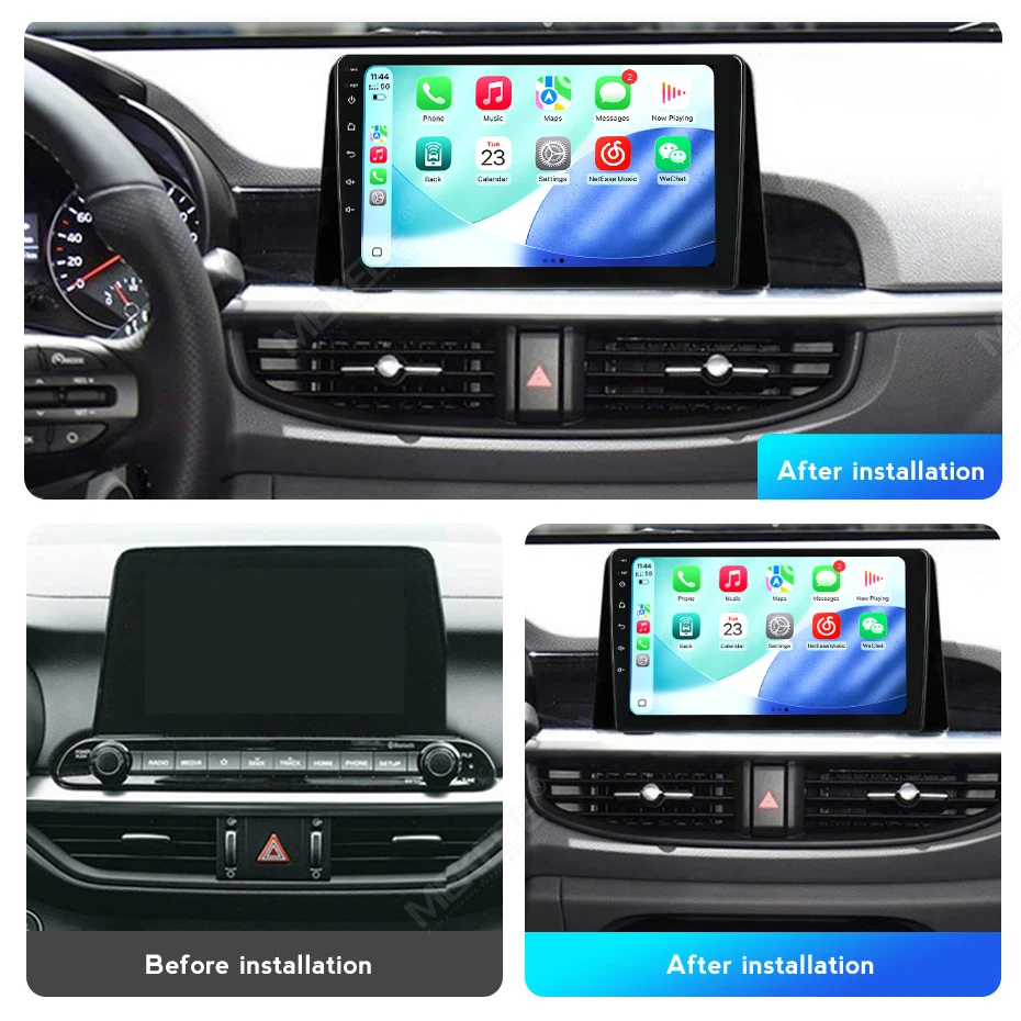 MEKEDE Linux System Intelligent Car audio system For KIA Morning 3 Picanto 2016-2023 Car Radio Carplay Central Multimedia Player