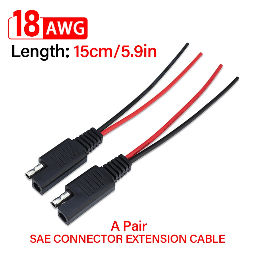 1Pair Sae 12V Male …