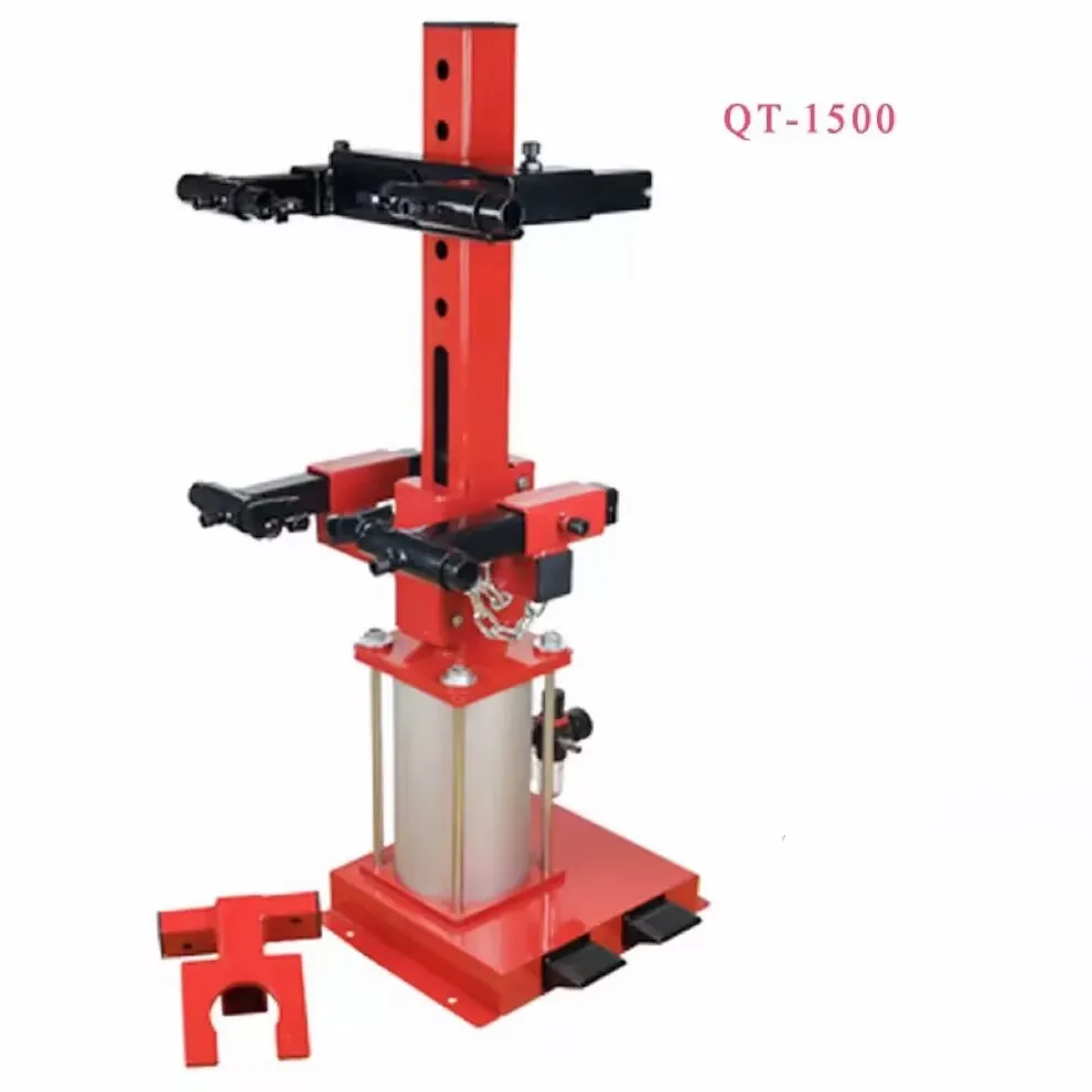 Heavy-Duty Automotive Strut Spring Compressor Machine Air-Powered with Steel Construction