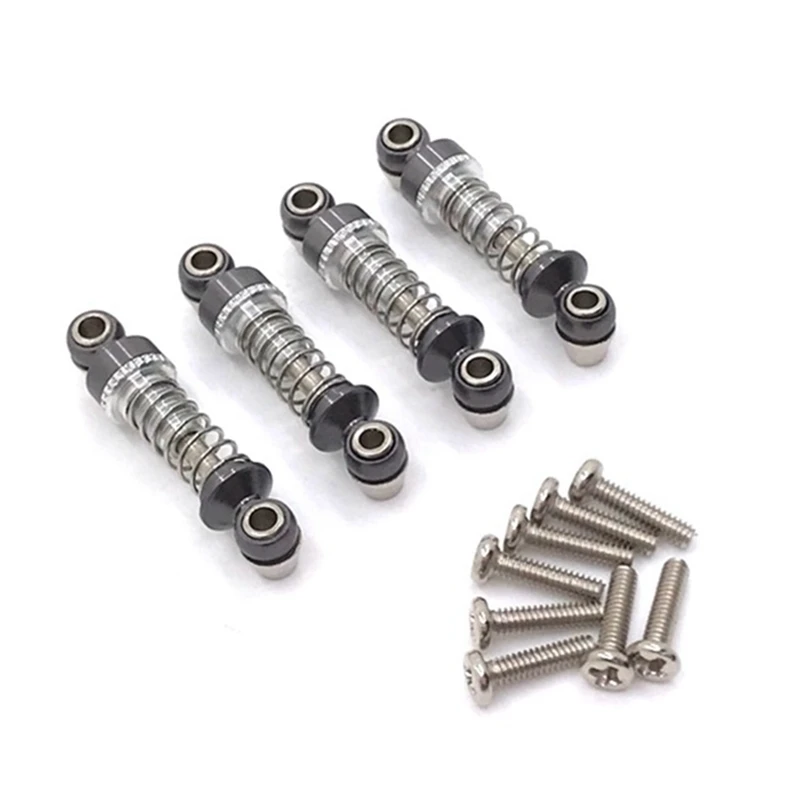 

4Pcs Metal Shock Absorber Damper For Wltoys 284131 K969 K979 K989 K999 P929 P939 1/28 RC Car Upgrade Parts