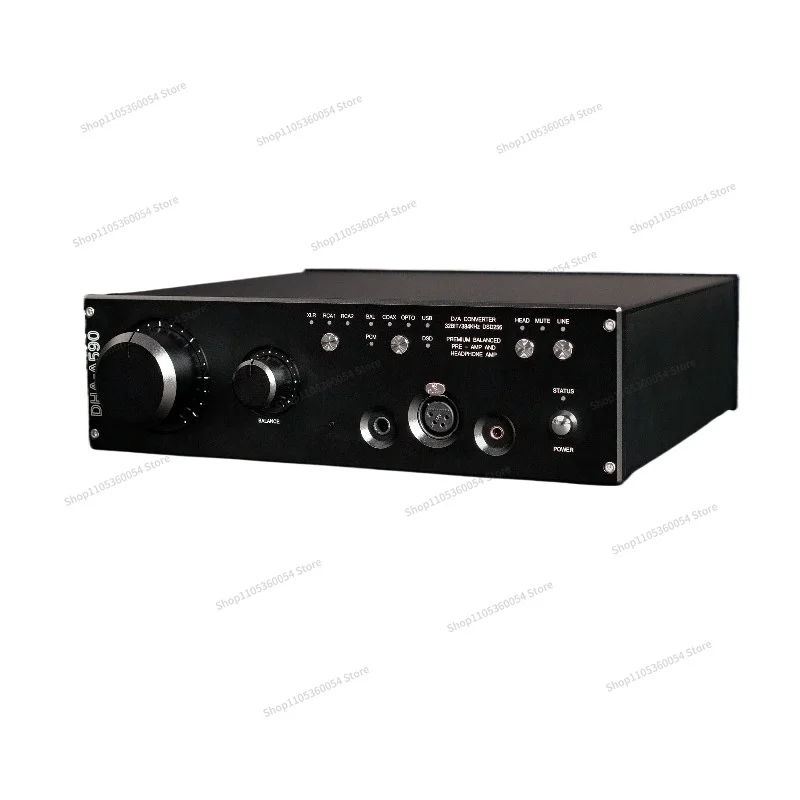 For DHA-A590 Decoding/Pre-stage/Headphone Amplifier/All-in-One/Relay Volume Fully Balanced Headphone Amplifier