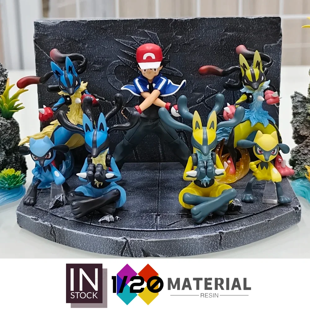 

[В наличии] Мир смолы в масштабе 1/20 [KEMO] — Riolu & Lucario & Mega Lucario