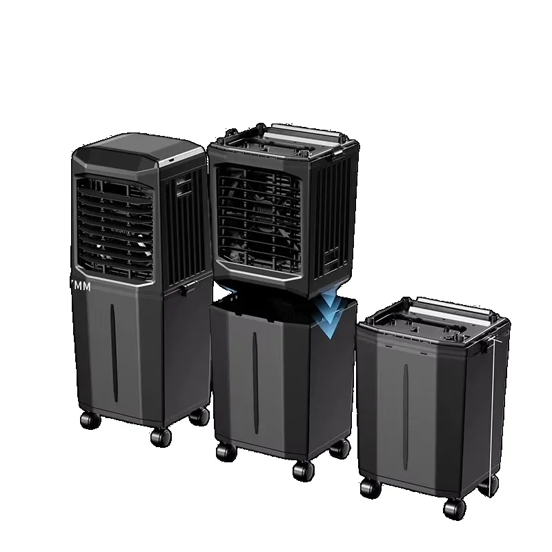Airo 60L Energy Saving Plastic Water Tank Evaporative Air Cooler Easy-to-Transport Store Split Type Tower for Home Commercial