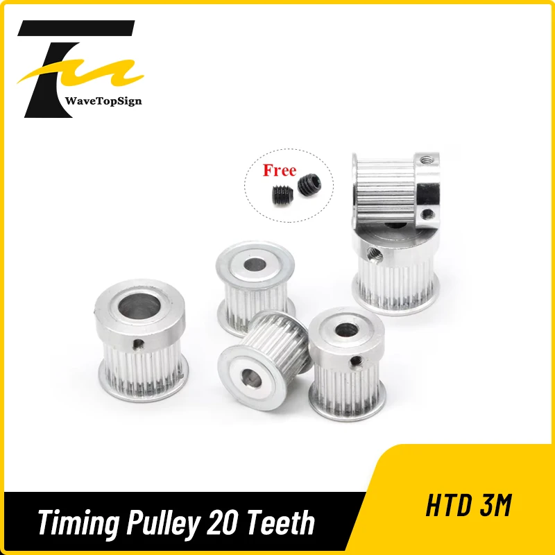 

Timing Pulley HTD 3M Gear Pulley Synchronous 20 Teeth Width 15mm Bore 6.35 8 12mm for DIY CO2 Laser Engraving Cutting Machine