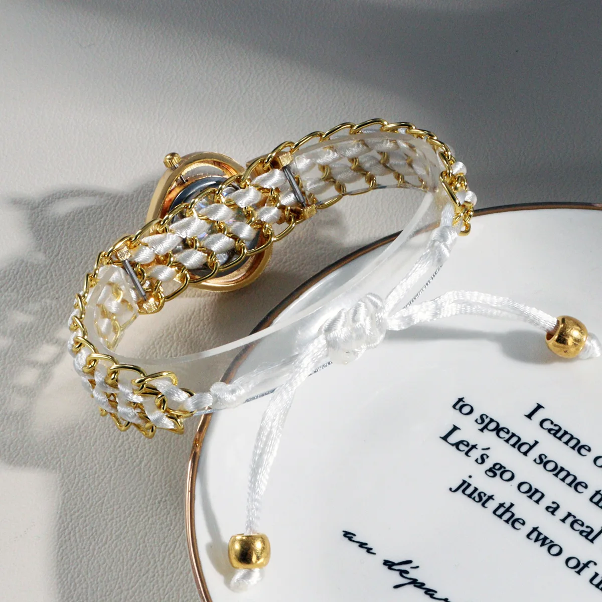 10 шт./лот, золотые женские часы с любящим сердцем, новые женские наручные часы, цветные блестящие часы из ткани со стразами, милые часы для девочек