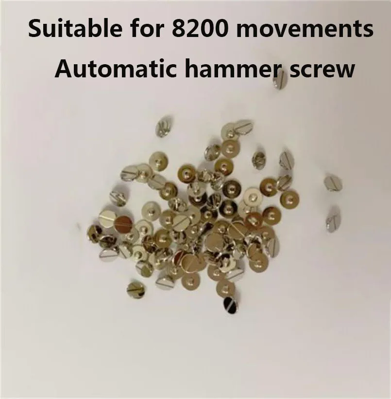 Watch Accessories Suitable For 8200 Mechanical Movements Loose Parts Automatic Hammer Screws Clock Repair Parts