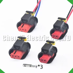 2 3 Pin Auto VVT Fuel Diesel Injector Ignition coil Connector solenoid valve dephaser Sensor Wire harness plug 284426-1 284425-1