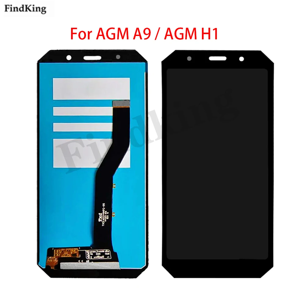 For AGM H1 LCD Screen For AGM A9 LCD Display Touch Screen Digitizer Full Assembly Replacement