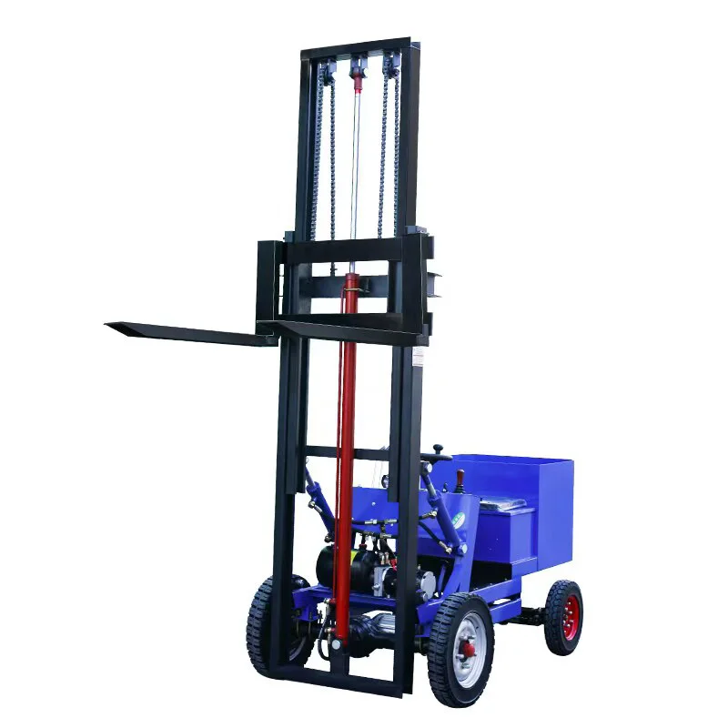 0.8T/1T Compact Hydraulic Warehouse Forklifts, Multifunctional Electric Pallet Stackers, Four-Wheel Pallet Trucks  (Customized)