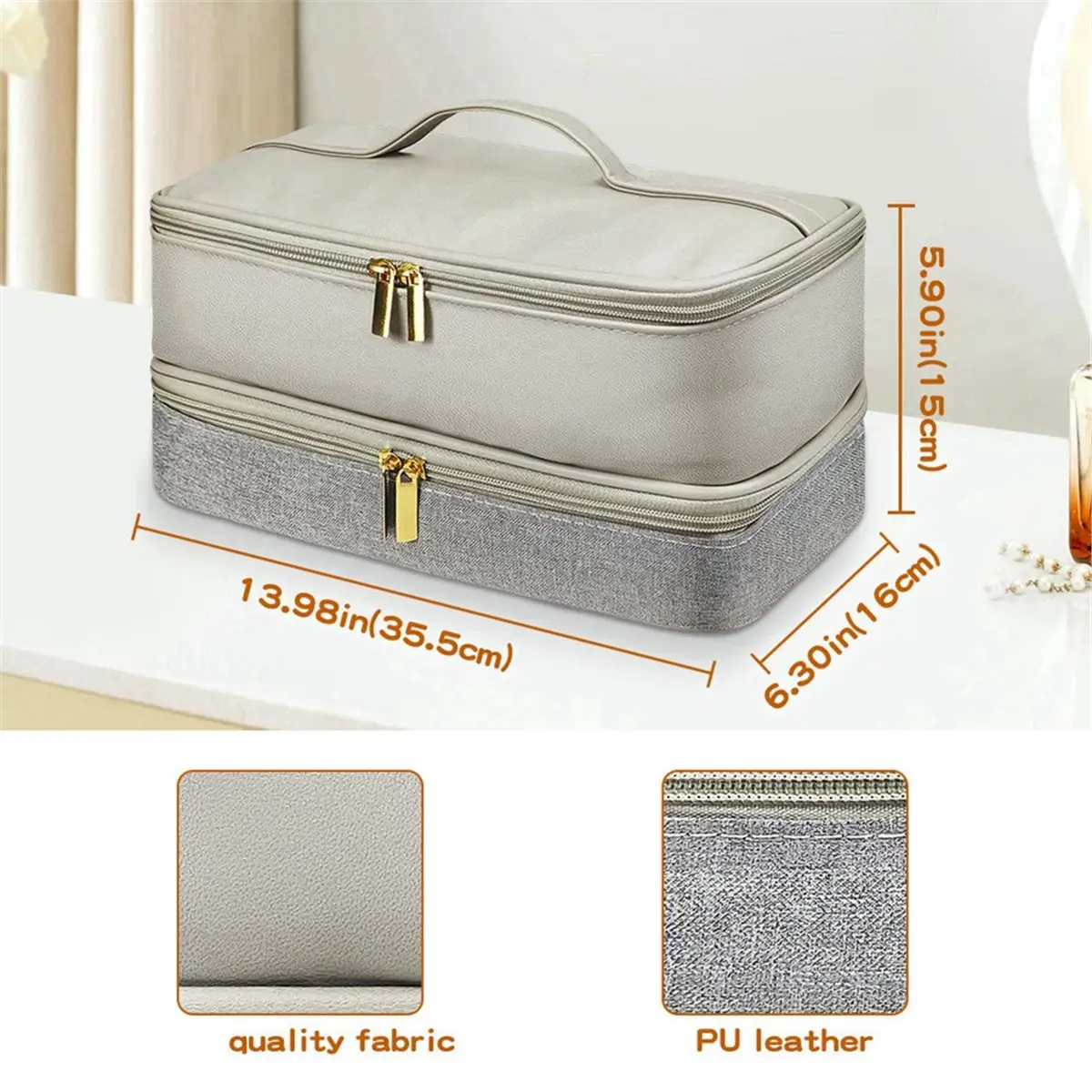 

(A25M) Travel Carrying Case for Shark Flexstyle Hair Dryer Double-Layer Blow Dryer Bag for Hair Accessory Storage Bag