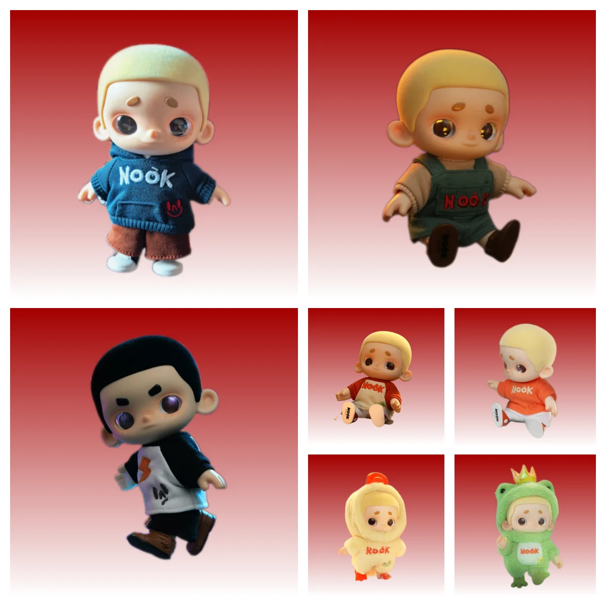 NOOK OOTD أفخم دمية صندوق أعمى صندوق غامض اللعب لطيف عمل أنيمي الشكل Kawaii نموذج لينة الحيوانات المحشوة للأطفال هدية