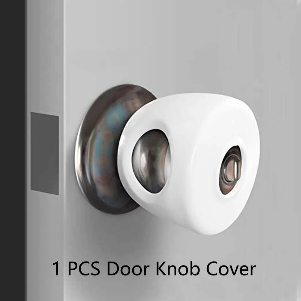 

Lockable Reusable Kids Plastic Baby Children Protective Home Accessory Door Knob Cover Safety Lock Cover Handle Sleeve