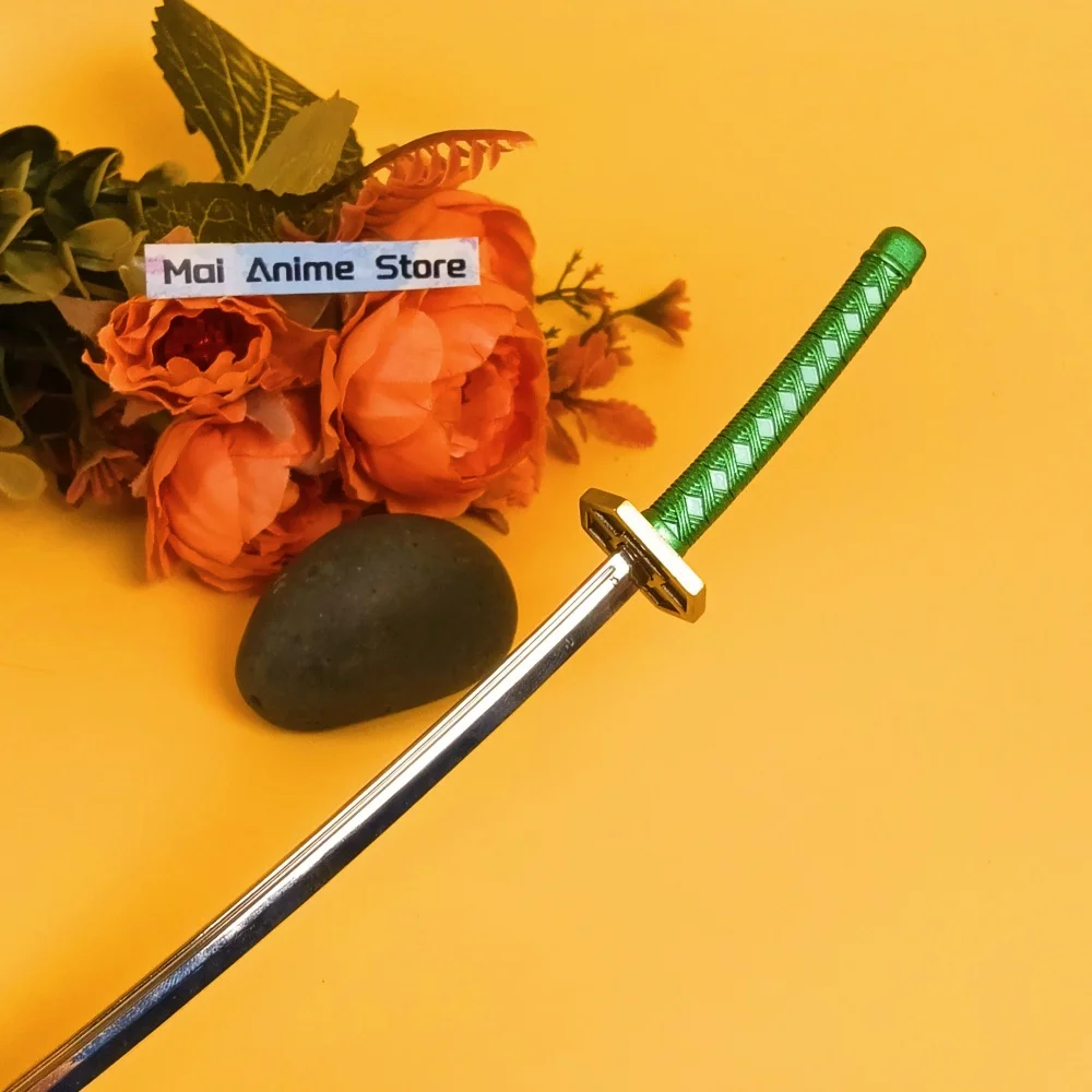 Couteau Ninja en métal, 10 pouces, Anime Bleach Katana Aizen Sousuke, taille réelle, sabre de samouraï japonais Katana, fausse épée non tranchante, jouet cadeau