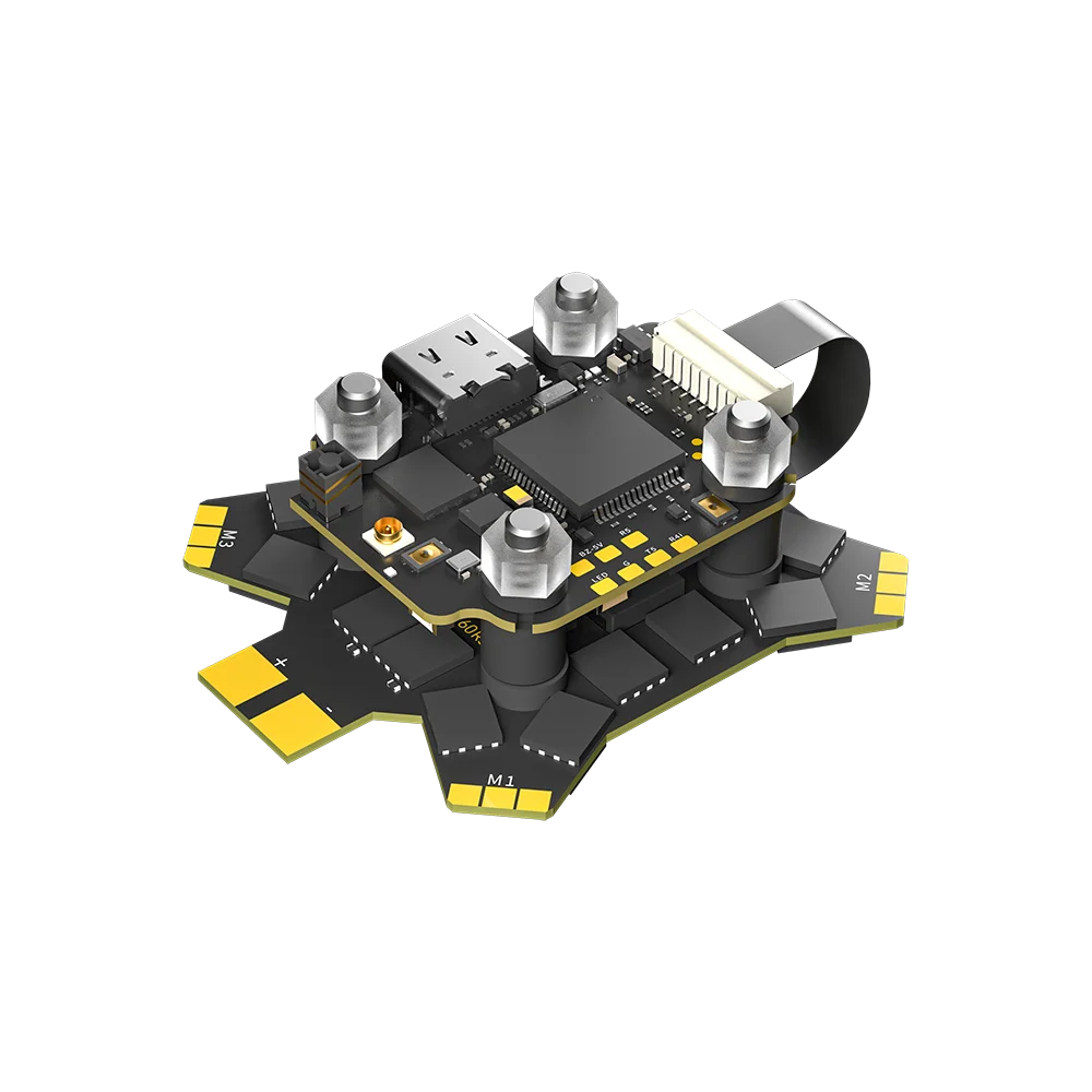 iFlight Borg 5S RX Stack with Borg 5S RX FC Flight Controller / Borg 60R ESC for FPV Racing Parts