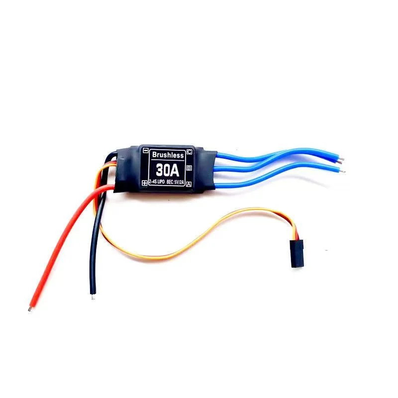 30A/40A ESC bürstenloser elektronischer Geschwindigkeitsregler 2-4S mit 5V3A UBEC für RC FPV Quadcopter Starrflügelmodellflugzeuge