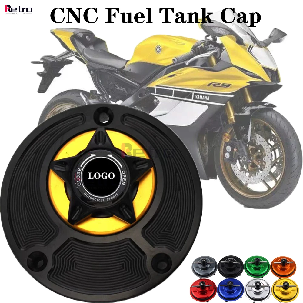 Fuel Cap Key FOR YAMAHA YZF R125 R1 R1M R3 R6 R7 R9 XSR700 MT07 MT03 MT09 SP MT10 Motorcycle Accessories Gas Front Tank Cover