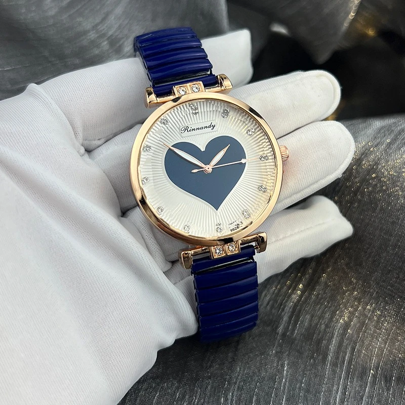Новые кварцевые часы с цветной резинкой Love Lazy Watch, женские часы с бриллиантами, стереоскопические часы, שעון Gandוןtua á