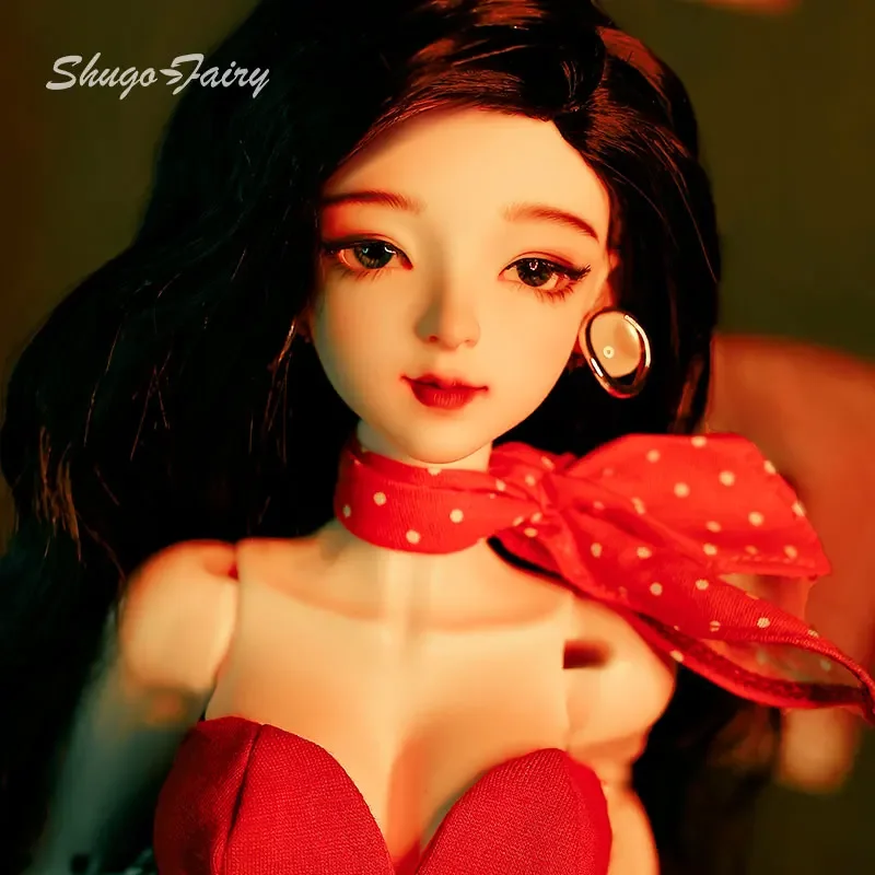 Rosetti Bjd lalka 1/4 Retro hongkong styl dla dziewczyn Joan Body Big Chest żywiczna kulka przegubowa lalki zabawki dla dziewczynek pełny zestaw Shugafairy