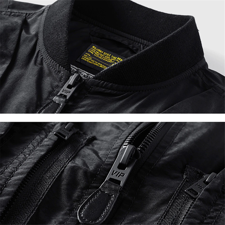 Cargo Jackets Coats Military Bomber Jacket Men Streetwear Baseball Jacket Green Outdoor Outerwear Windbreaker Big Size 4XL