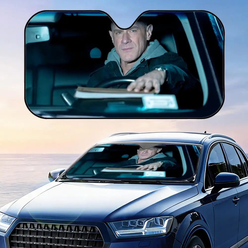 

Солнцезащитный козырек L-Law and O-Order: многоразовый, из алюминиевой фольги, с УФ-защитой, трехслойная теплоизоляция, для лобового стекла