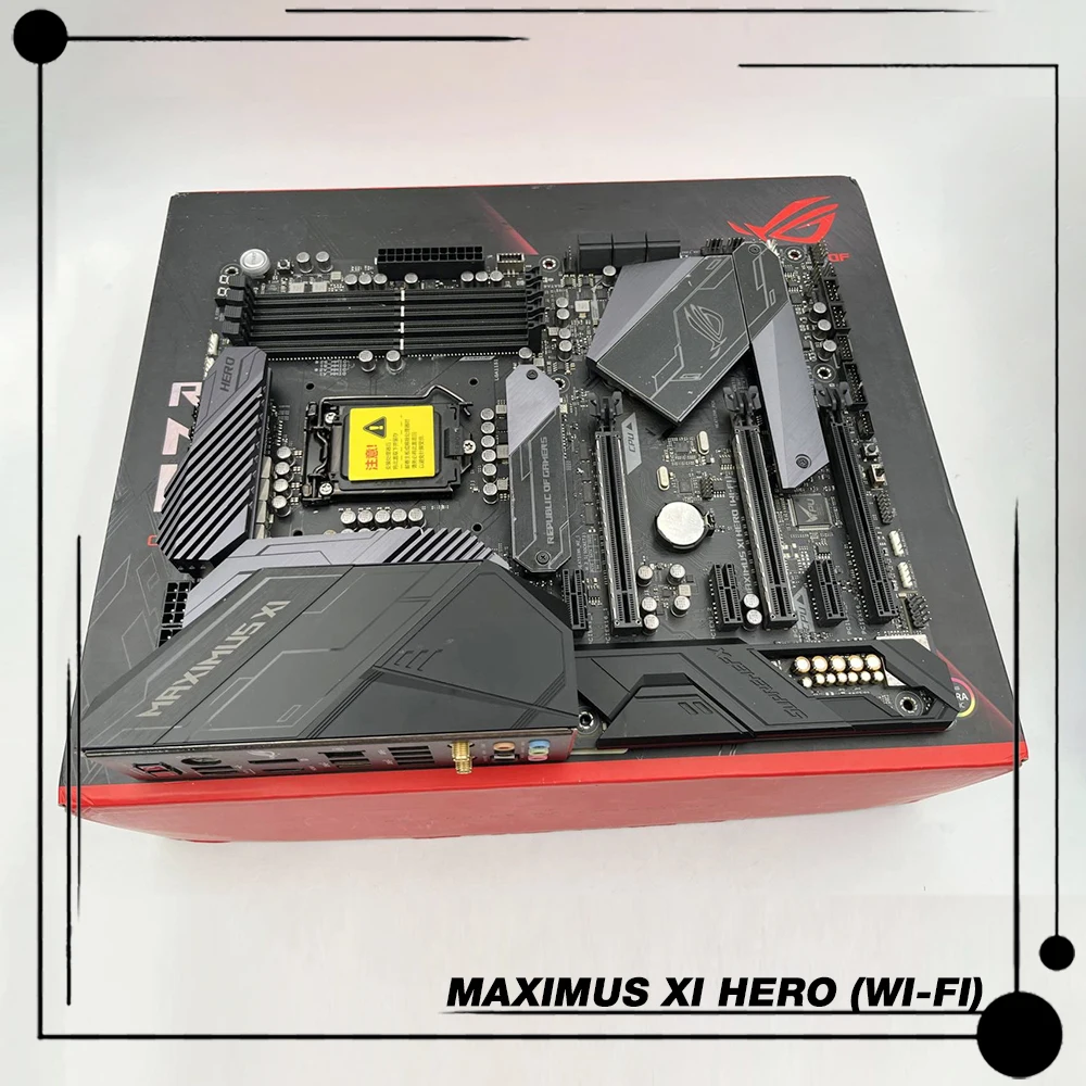 Desktop Motherboard For ASUS Z390 LGA1151 DDR4 64GB ATX PCI-E 3.0 ROG MAXIMUS XI HERO (WI-FI)