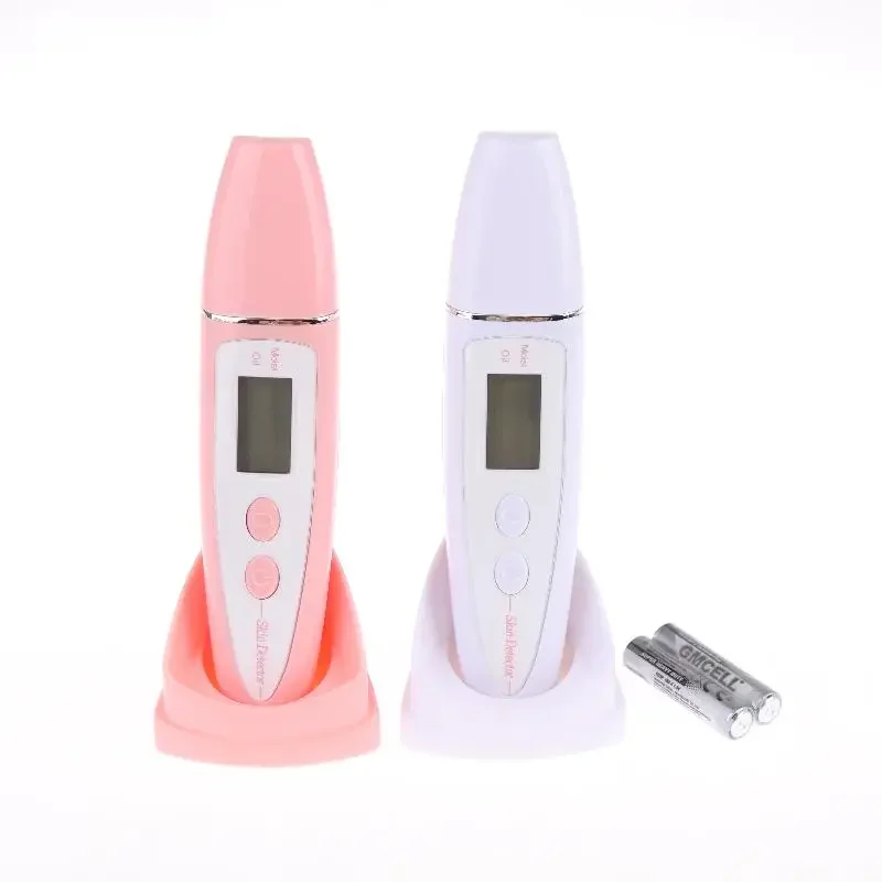 Vochttest Pen Huidverzorging Tester Gereedschap Gezichtsvochtigeranalysator Hydratatiemonitor Waterdicht LED-display