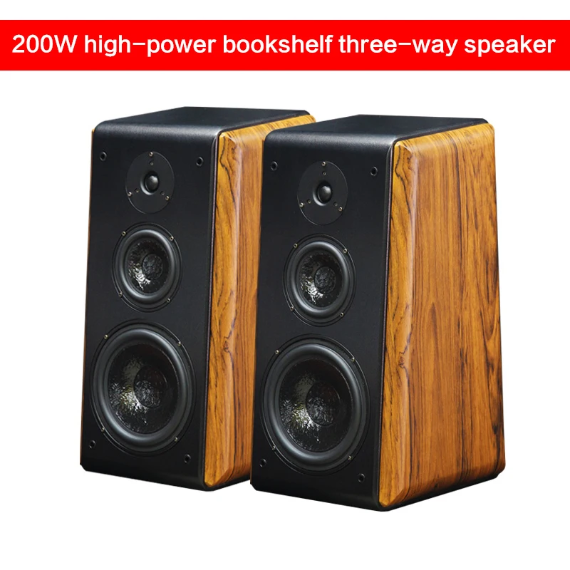 

200W 8-inch Home Passive Speaker High-power Bookshelf Audio Front Sound Home Theater Sound System Hifi Fever Three-way Speaker