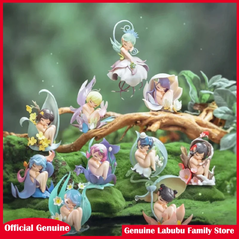 

Genuine Fairy Figures Sleep Flower Elves Series Blind Box Maiden Heart Mystery Collect Toy Desktop Decoration Birthday Gifts