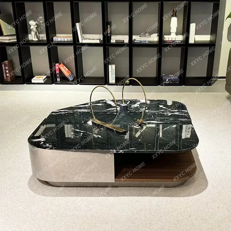 marble coffee table living room home modern design, coffee table creative high-end