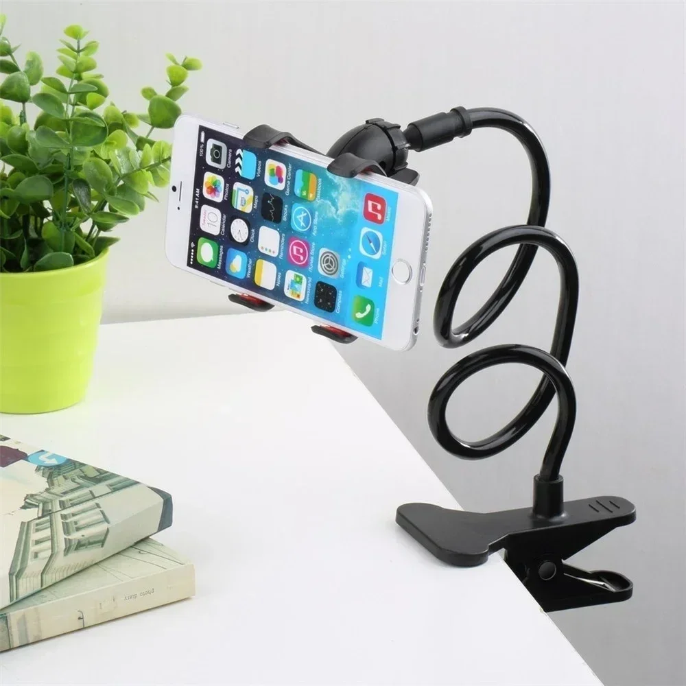 

Mobile Phone Holder Universal Smartphone Clamp Claw Clip Flexible Rod Articulate Support Bracket 360° Adjustable Lazy Stand