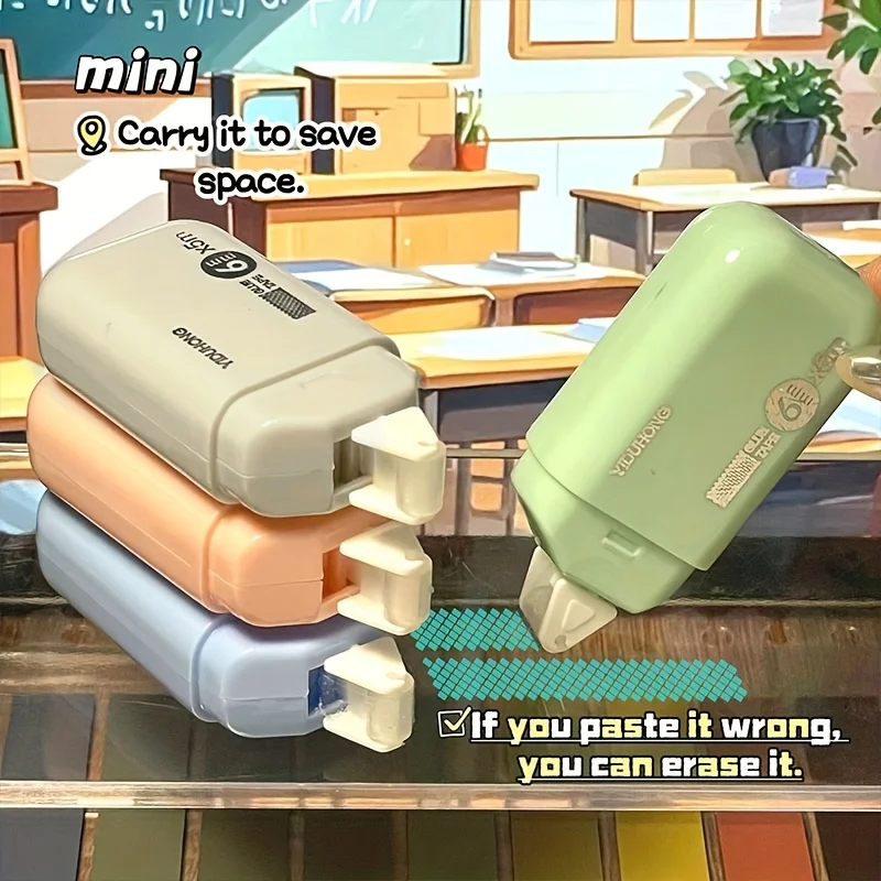 شريط تنقيط دوار لاصق على الوجهين، نمط ألوان موراندي مناسب لسكرابوكينغ، ألبومات الصور مناسبة للمجلات