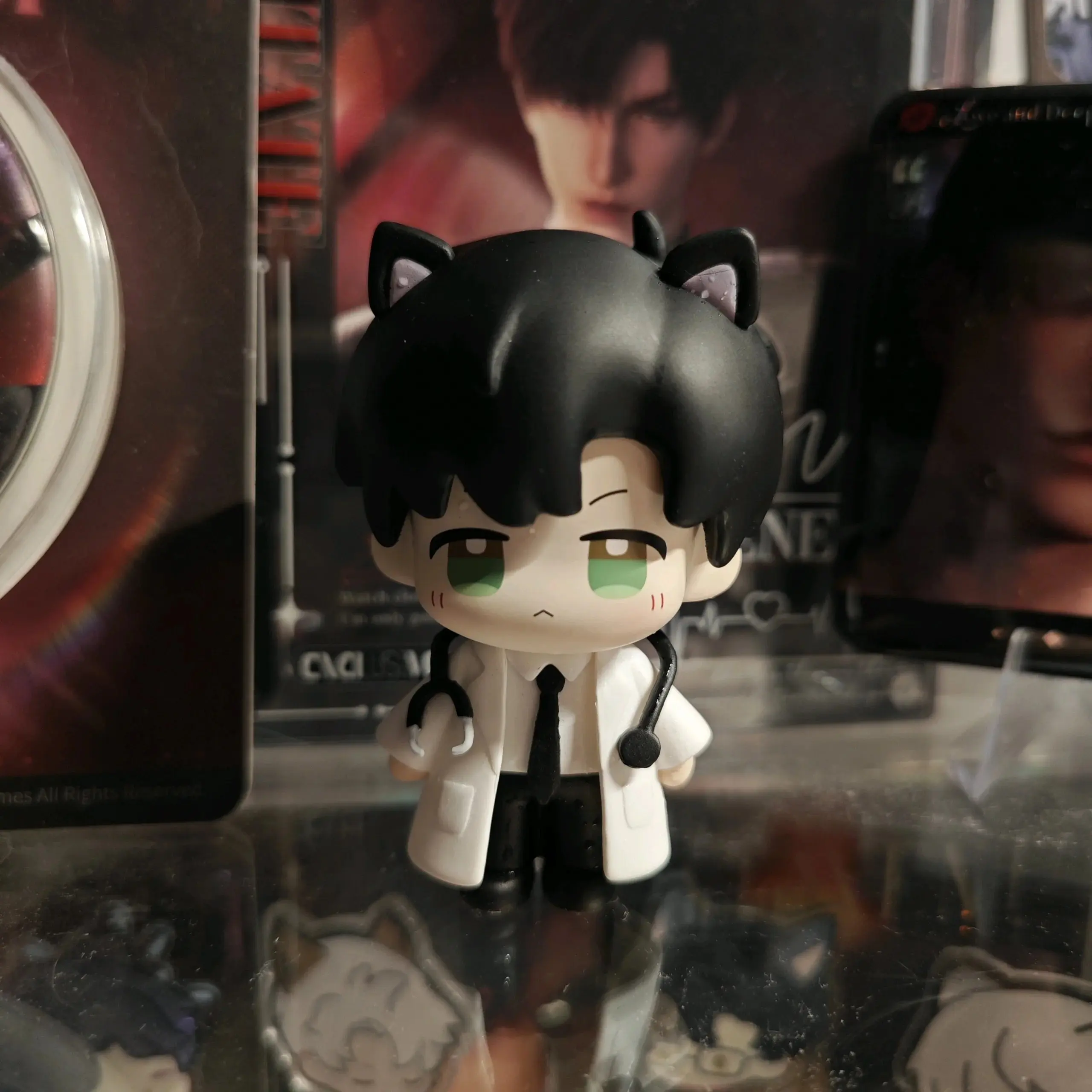 

Love and deepspace colleagues Zayne doctor ambitus cute Q version PVC 7cm Garage Kits exquisite High Quality desktop ornament