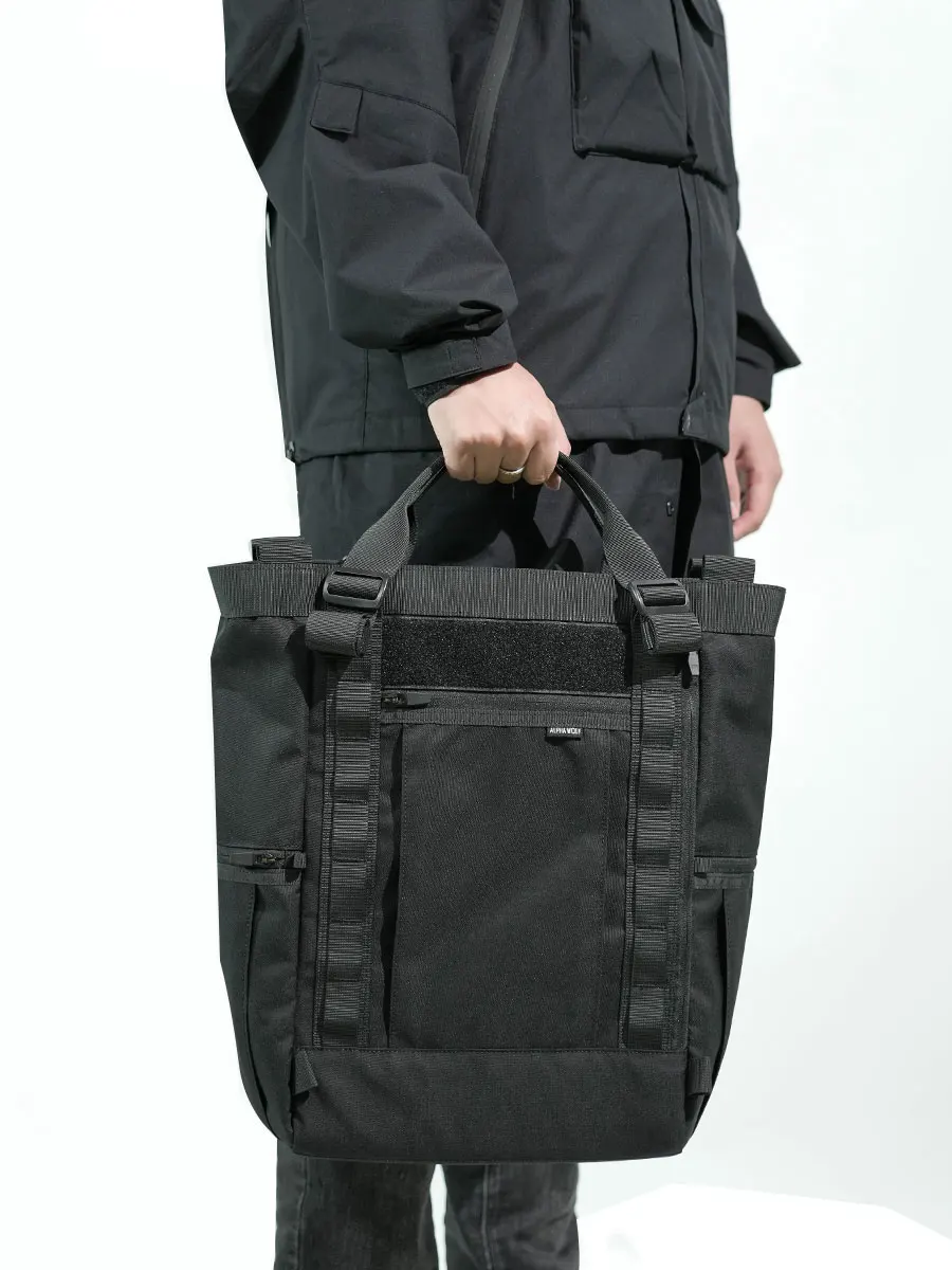 

Men's Tote Bag Multi-Functional Commuter Large Capaci Outdoor Sports Hard-wearing Street Sle Nylon Casual Handbag