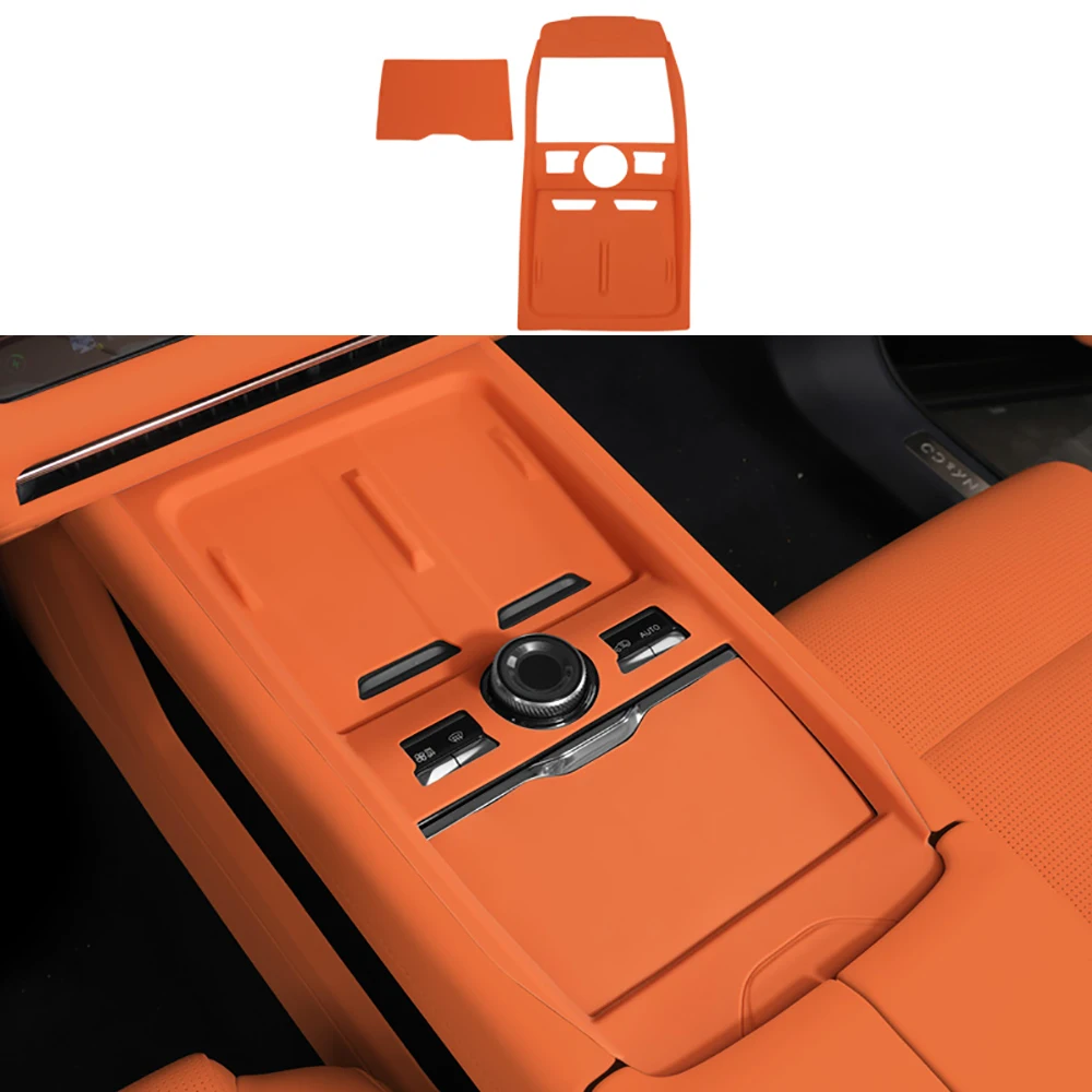 

Car Central Control Panel Silicone Protective Pad Suitable For Geely Lynk&Co 900 2025 2026 Car Wireless Charging Pad Accessories