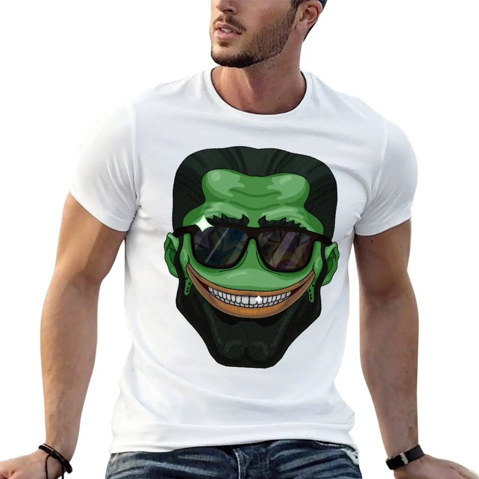 

Chad Pepe Meme Sticker T-Shirt man t shirts for men t shirts for man cotton graphic t shirts for man T-shirt