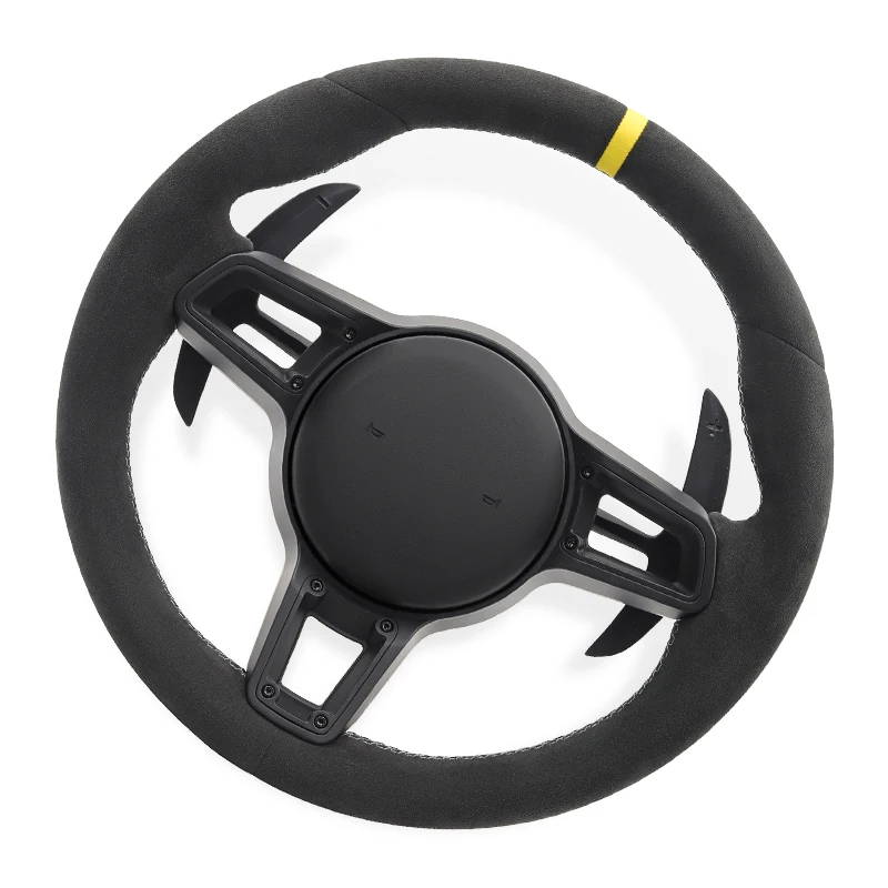 

New Customized Steering Wheel For Porsches Cayenne Boxster 991 911 996 958 970 981 987 Cayman Macans Panamera Taycan 718 GT3 RS
