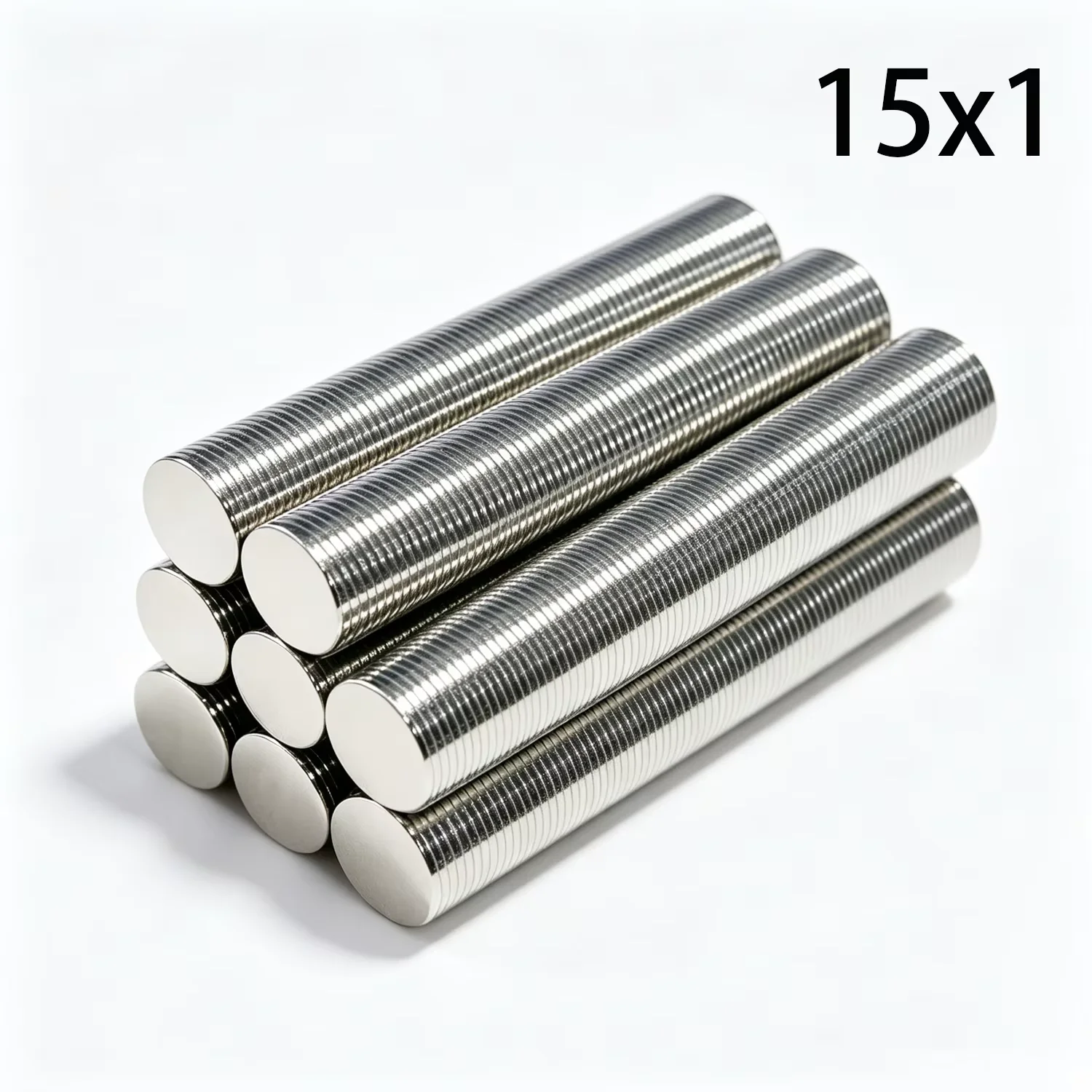 15X1mm Magnet Neodymium Magnet Permanent Super Strong Magnetic Disc 15x1 for Fridge, DIY, Building, Scientific, Craft, Education