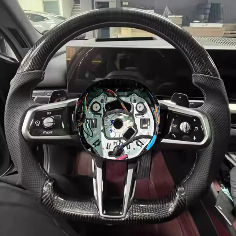 

Car Steering Wheel Carbon Fiber Custom Made Leather 3 Series 4 Series 6 Series X4 X5 X3 X6 M3 M6 Accessories For BMW 5 Series