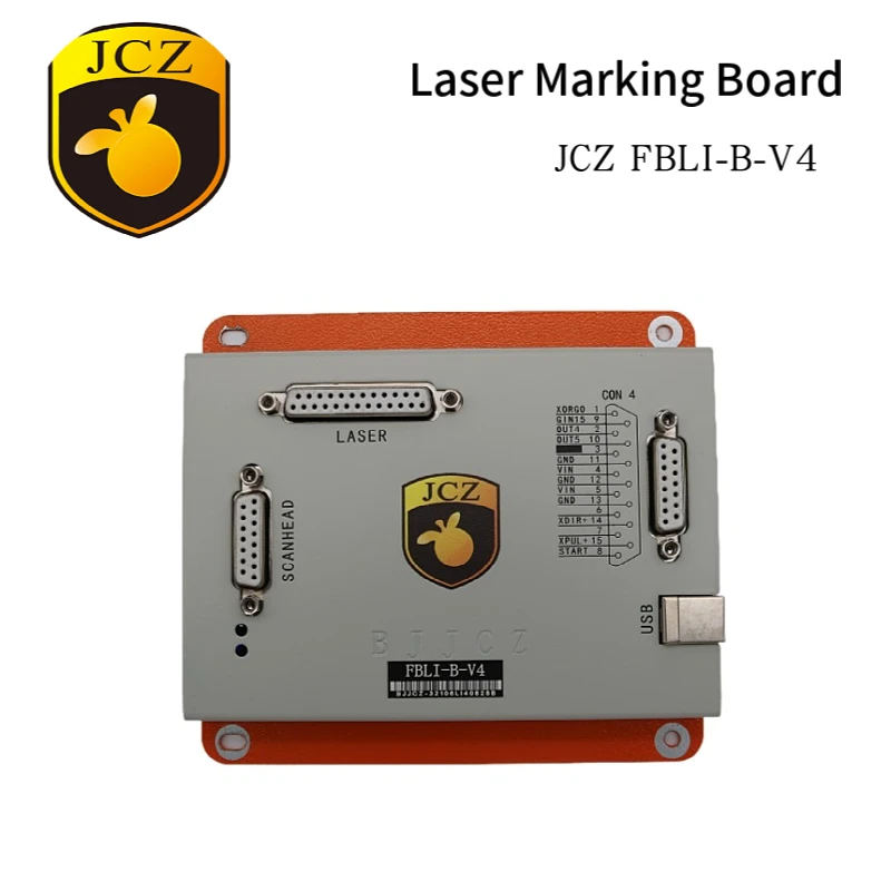 

BJJCZ FBLI-B-V4 With Cover Orginal Control Card Ezcad for Fiber Marking Machine Support Rotary Function With Metal Cover