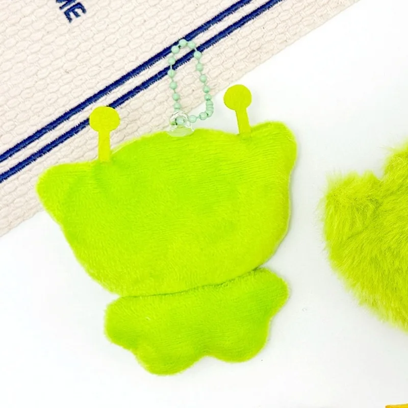 Süße Alien Katze Plüsch Anhänger Super weiche Plüschpuppen Schlüsselanhänger Kawaii Mini Spielzeug Rucksack Anhänger schöne Tasche Dekor Weihnachtsgeschenk – Detail 3