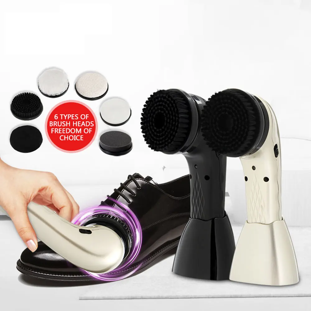 

Portable handheld Shoe Polisher Automatic Electric Shoe Polisher Rechargeable Leather Care Tools Shoe Polishing Cleaning Brush