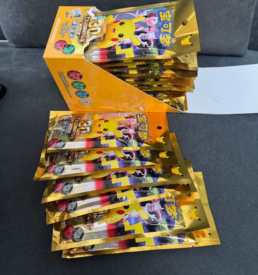 Neue 100% originale Pokemon PTCG vereinfachte chinesische Pokemon-Karten Pokemon 30. Jubiläums-Münzset Exklusive Sammelkarten Spielzeug – Detail 7