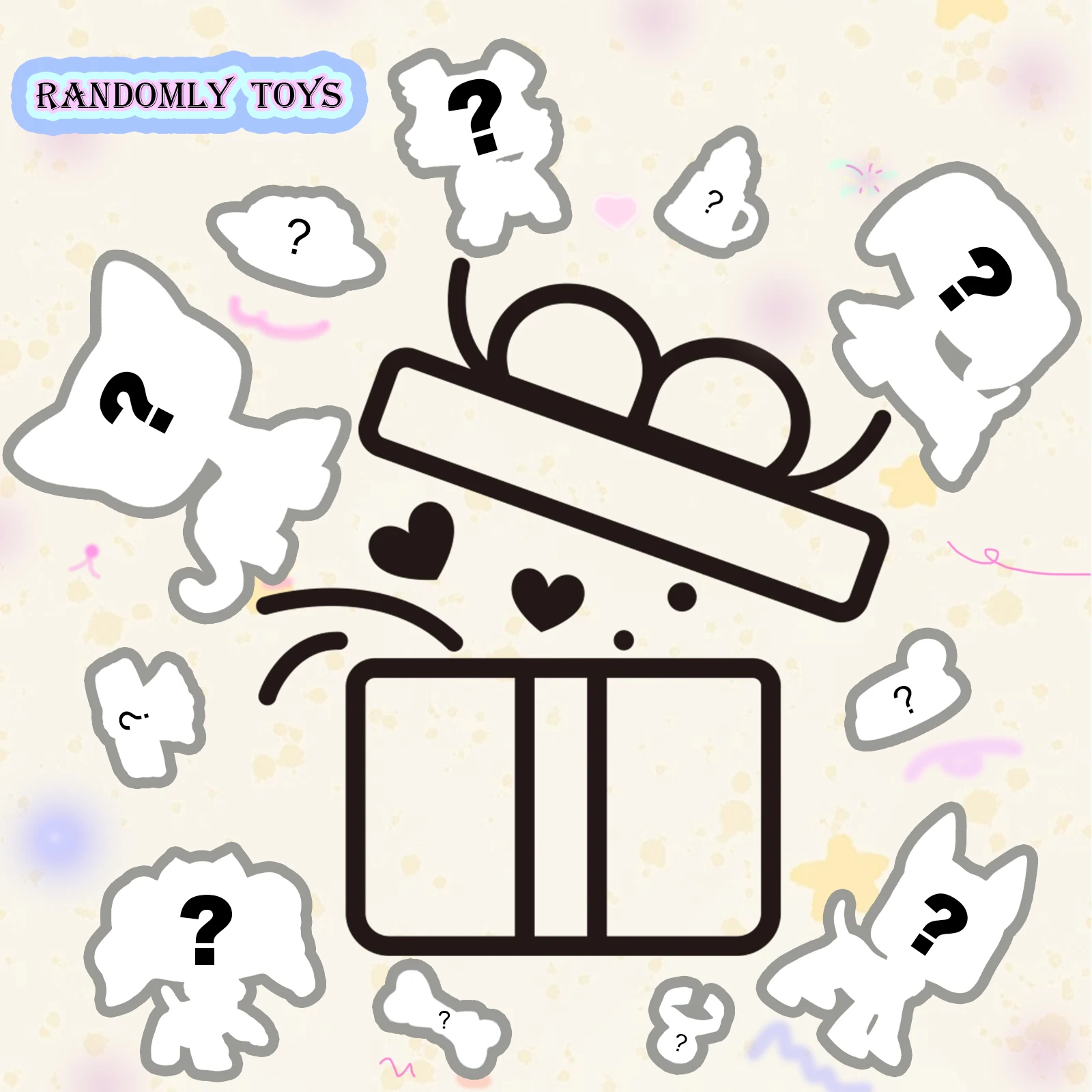 

Random 3/5/6/8/10 Piece Toys with 7/15/17/20pcs Accessories Collie Cat Dachshund Dog Great Dane Collectible Figure Toys for lps