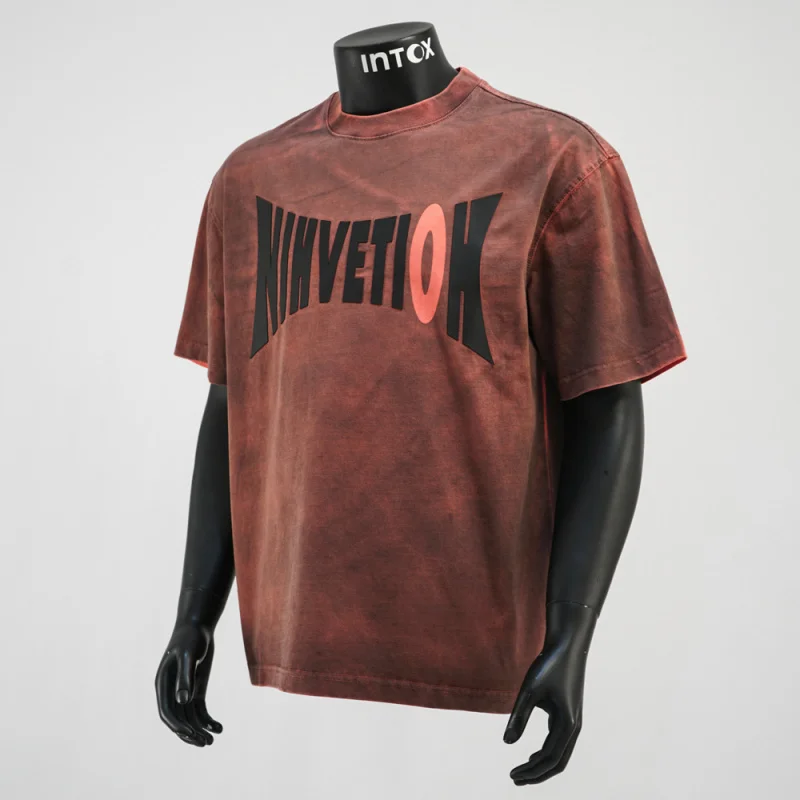 تي شيرت بأكمام قصيرة مغسول على الطراز الياباني للرجال في الصيف، تصميم متخصص، ملابس رجالية كاجوال فضفاضة مطبوعة عصرية