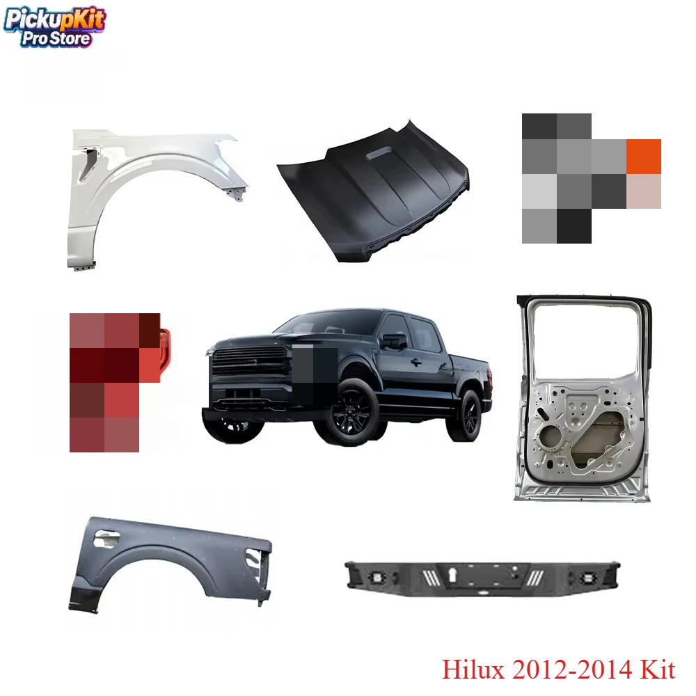 

Hilux 2012-2014 Kit - 2021 ROCCO Upgrade Bumper Grille Fender Set